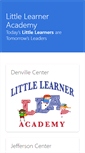 Mobile Screenshot of littlelearnernj.com