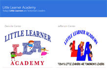 Tablet Screenshot of littlelearnernj.com